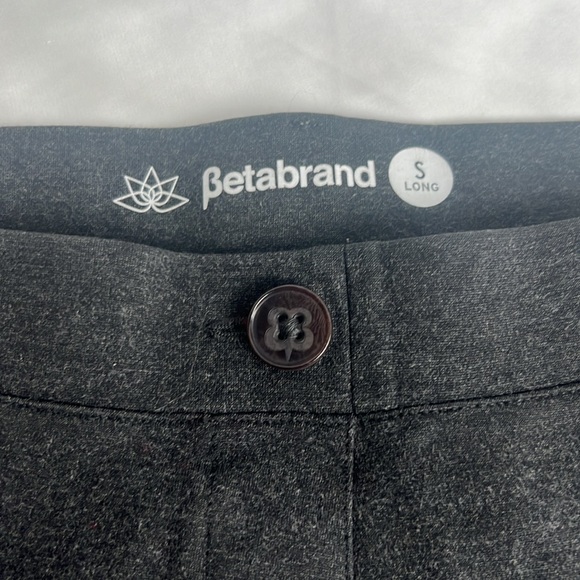 Betabrand Woman’s Black/Gray Stretchy Dress Pants Size‎ Small Long - Picture 4 of 7